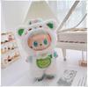 First, Second, and Third Generation Labubu Doll Clothes: 17cm Plush Onesie for 10cm Labubu Dolls, Cute Cartoon Design