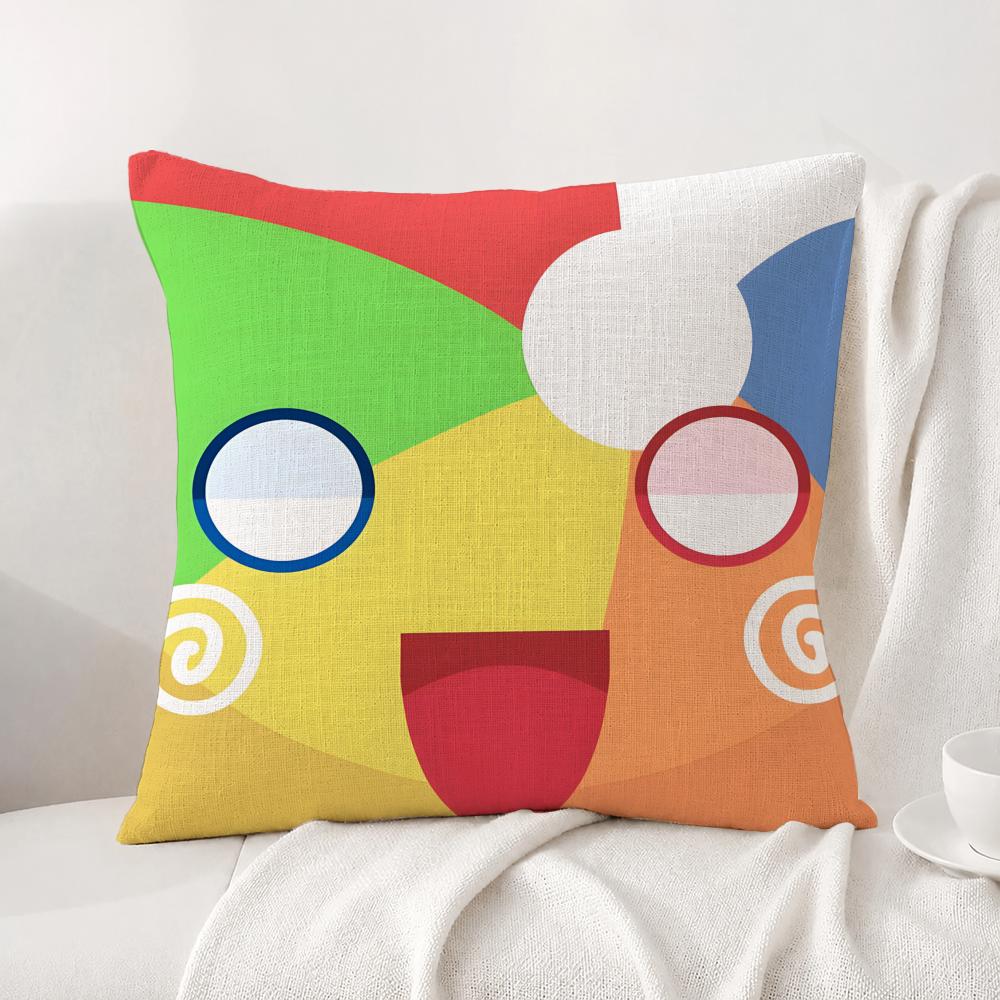 Anime Battle for Dream Island Cushion Cover Natural Linen Pillowcase Set AllinOne Decor Cushion Cover for Sofa Bedroom Chair