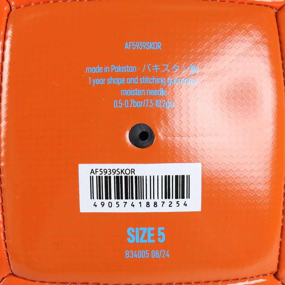Adidas EPP Club Size 5 Soccer Saxe and AF5939SKOR Ball, Orange,