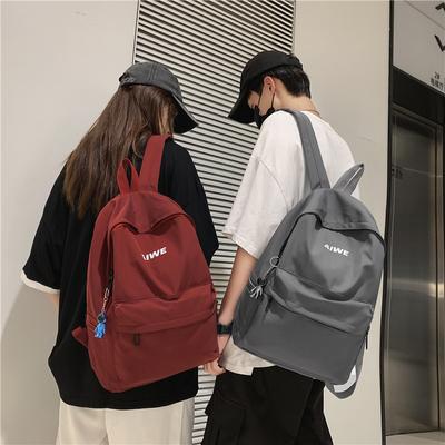 Backpack Female Harajuku College Student School Bag Student Backpack Simple Fashion Large Capacity Backpack
