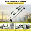 Linear Guide Rail 2Pcs HGR20-1000mm Linear Slide Rail with 1Pcs RM1605-1000mm Ballscrew with BF12/BK12 Kit Linear Slide Rail Guide Rail Square For DIY