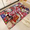 C-COCA Logo C-COLAS Hallway Carpet Retro Multiple Choice Living Room Kitchen Rug Non-Slip Welcome Rug