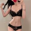Ladies Summer Ultra Thin Sexy Lace Gathers Big Bosom Show Small Comfortable Breathable Underwear