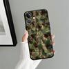 Camouflage Pattern Soft Back Phone Cover Case for iPhone 11 15 Plus 17 16 Pro Max 12 SE 13 Mini 14 17Air X XS XR 7 8