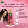 Zandu Ayurvedic Onion Oil 200ml | 9 Herbs & 10 Natural Oils for Strong Smooth Hair & Dandruff Control