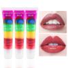 6 Colorful Lip Oil Moisturizing Lip Gloss Fade Lip Lines Rainbow Jelly Lipstick Brightening Lip Glaze Lip Stick