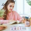 Multi Pack Memo Tabs Segmented Colored Sticky Notepad Morandi Color To-do List Index Tabs Adhesive Notes for Planning Smooth Writing Paper and Note