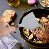 Stainless Steel Cooking Pancake Shovel Barbecue Shovel Handle Kitchen Cooking Shovel 85 Shovel