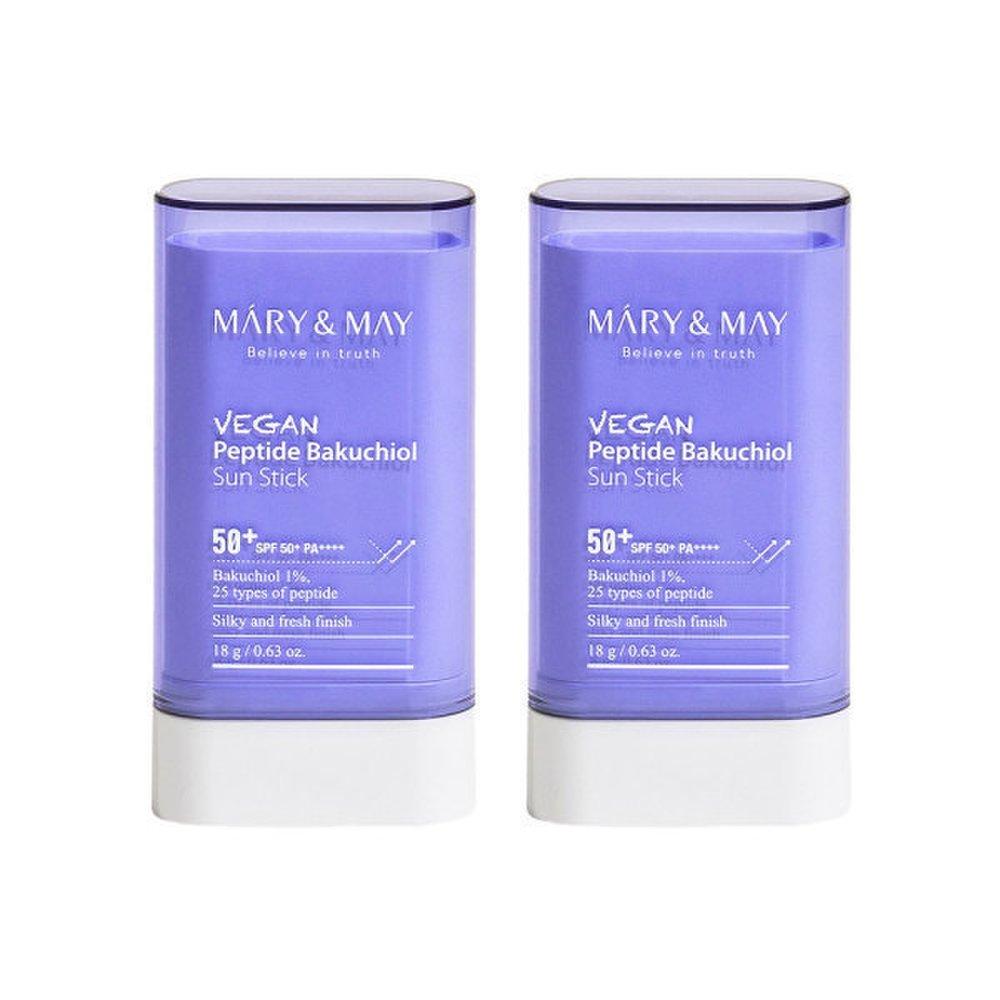 

Солнцезащитный крем Mary & May Vegan Peptide Bakuchiol 18 г SPF50+ / PA++++