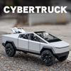 1/24 Cybertruck Pickup Alloy Car Model Diecasts Metal Toy Off-road Vehicles Car Model Simulation Sound and Light Kids Toys Gift