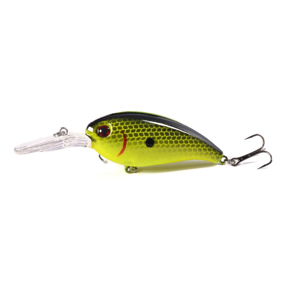 Yediao 1pcs Shallow Diving Crankbait with Sharp Hook 10cm 14g Artificial Hard Bait Wobbler Bass Pike Fishing Tackle