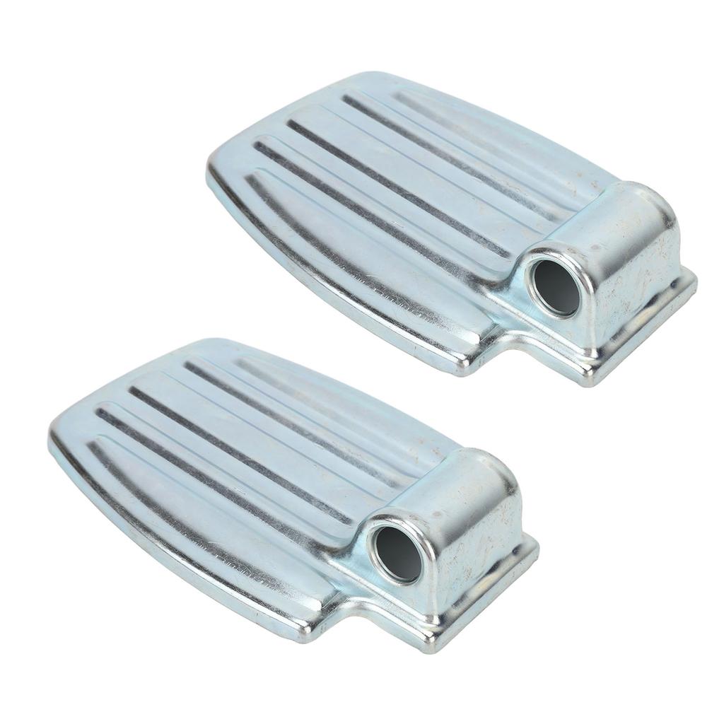 1 Pereche Suport pentru Picioare Scaun cu Rotile Aliaj de Aluminiu Suprafață Texturată Ușor de Curățat Compact Ușor Pedală Scaun cu Rotile