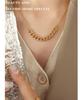 European & American Bold Thick Chain Patchwork Necklace for Women - Hip Hop Trend, 18K Gold-Plated Titanium Steel Jewelry