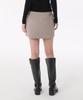 Musinsa Standard Woman Women'S Low-Rise Mini Skirt [Light Beige]