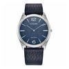 Classic Series 50m Waterproof Solar Quartz Leather Strap 38.4mm Men's Watch Blue Dial AR3120-08L