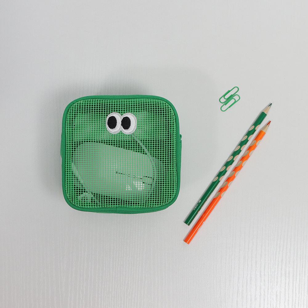 

Cartoon Mesh Cosmetic & Cable Organizer - Large Capacity