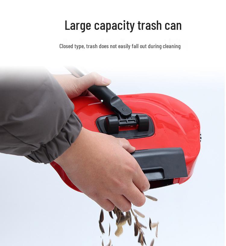 2-in-1 Mop and Broom Sweeper: Household Lazy, Push-Type Vacuum Cleaner
