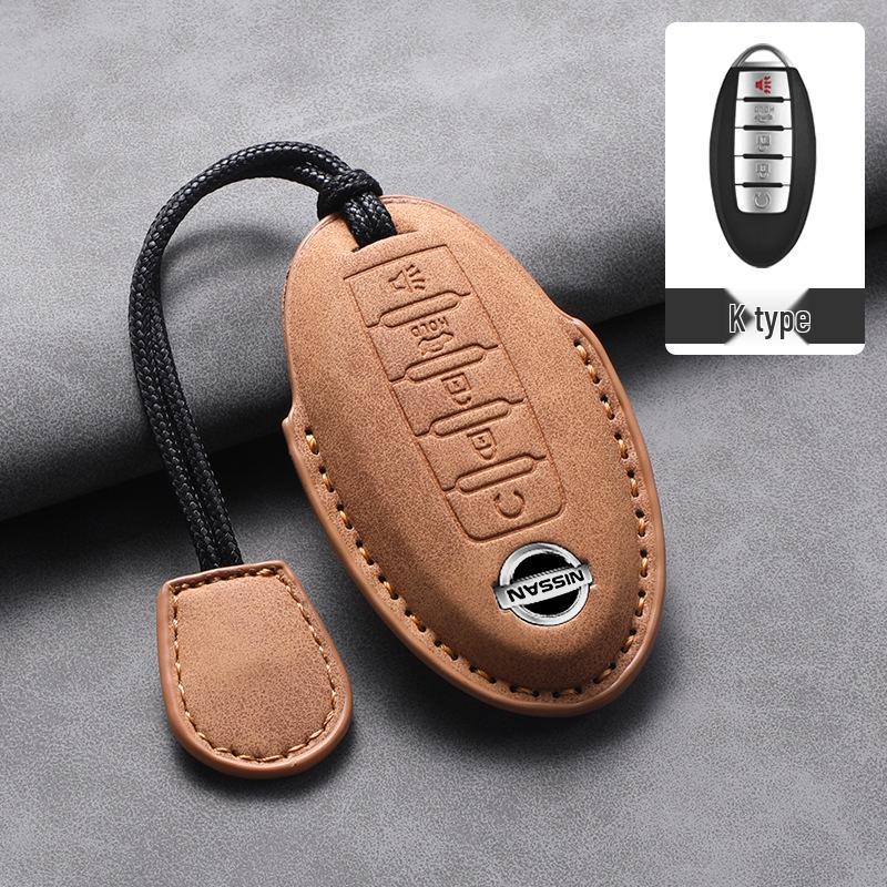 Nissan Suede Key Holder for Sylphy, Qashqai, X-Trail, Bluebird, Terra, Teana