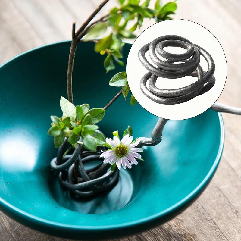Holder for Ikebana i japansk stil Fleksibel Deformerbar Blomsterarrangementsinnsats Base Kafé Hjem Kenzan Blomsterkunst Fikseringsholder