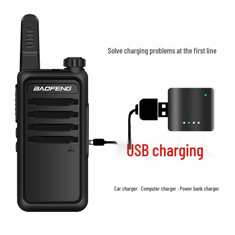 

BAOFENG BF-M4 Mini Walkie-Talkie with Earphone (CN version)
