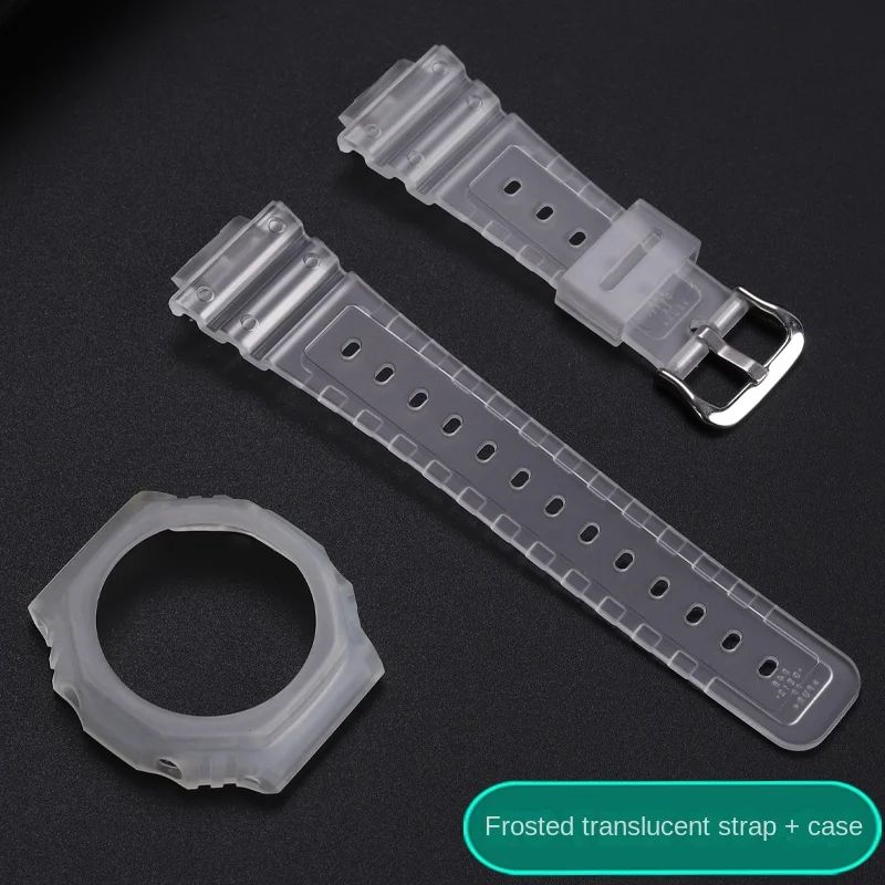 

Resin strap + case For Casio g shock GA2100 2110 GA-B2100 Outdoor Sport men s and women s strap case Watch accessories GA2100