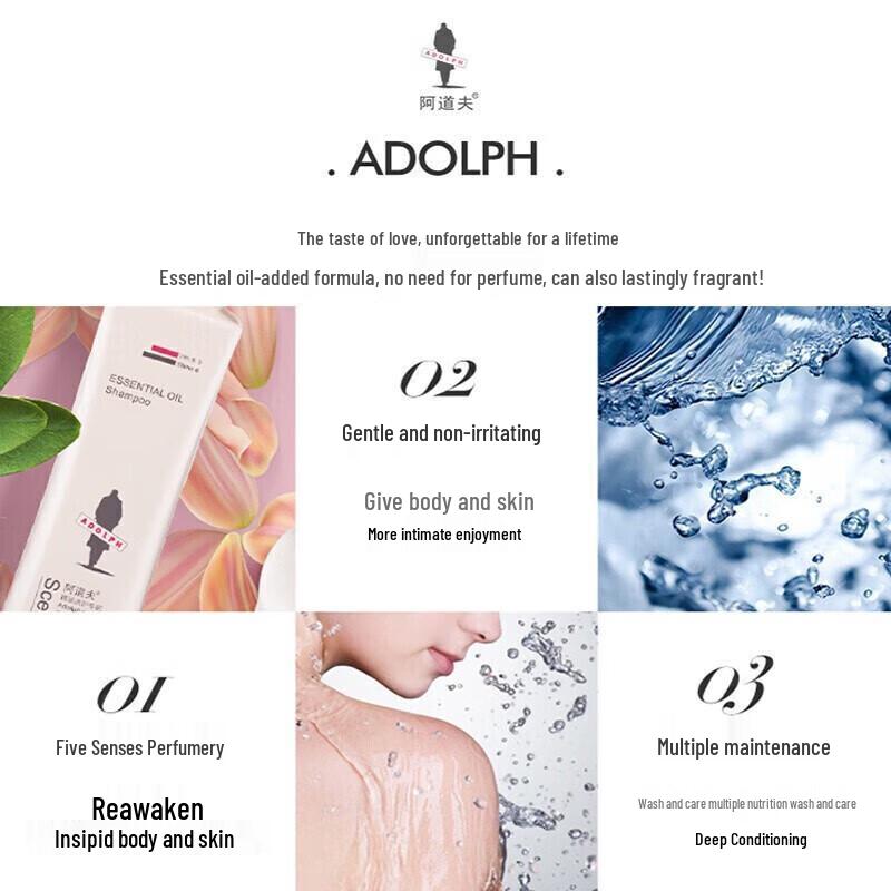 Adolph Gentle Silky & Repair Nourishing Shampoo Set