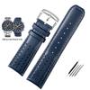 22mm 23mm  Cowhide Leather Watchband for CITIZEN Blue Angel Generation Men's Watch AT8020-54L AT8020-03L Series Bracelet Strap