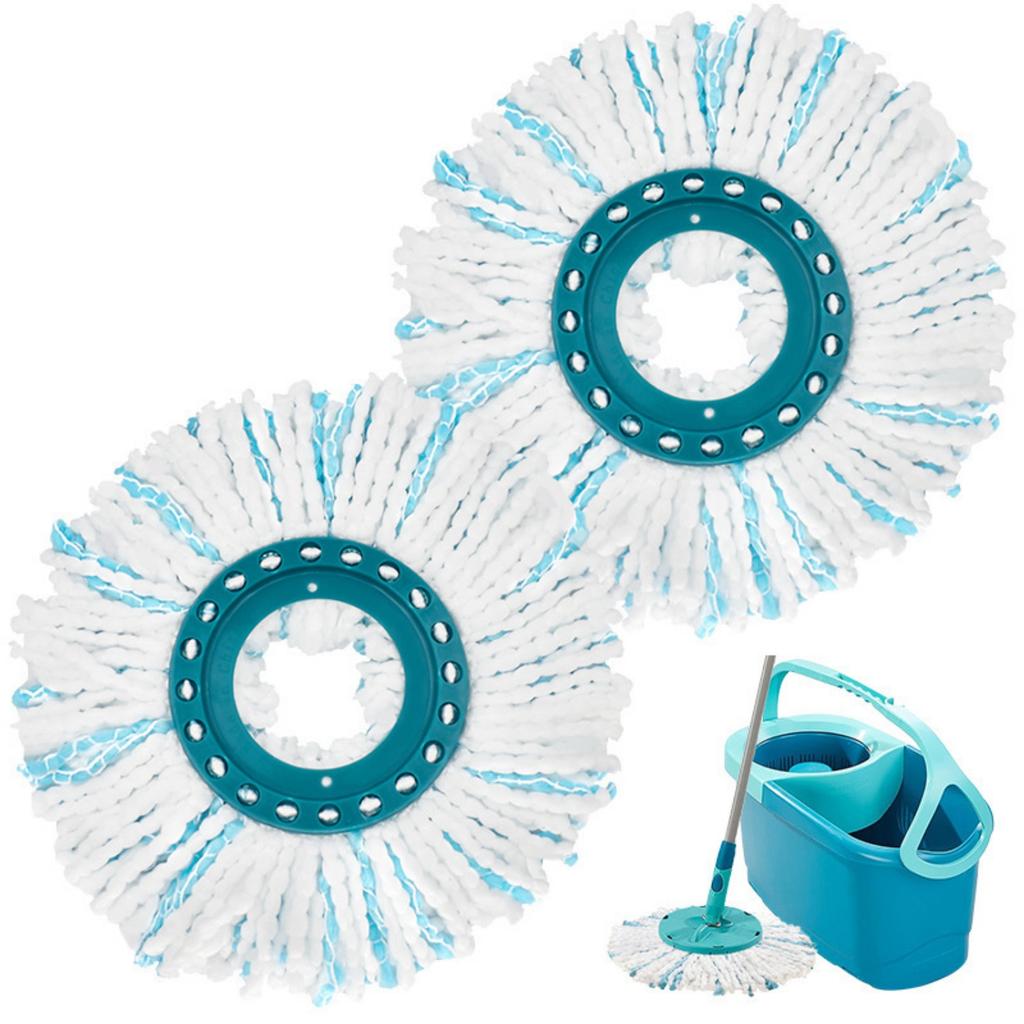 4 Pieces for Leifheit Clean Twist Disc Mop Micro Kit, Reusable Replacement Mop Head, Easy To Replace, Highly Absorbent, for All Floor Types