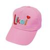 Children Unisex Street Style Cute Cartoon 6 Panel Polyester Cotton Adjustable Metal Buckle All Seasons Baseball Cap Front Logo