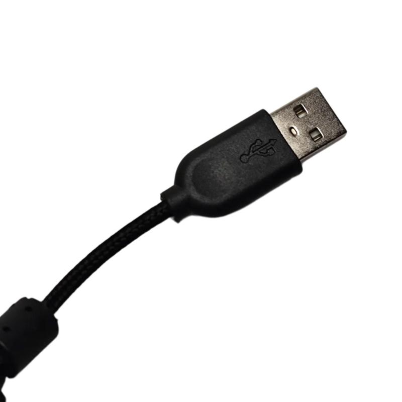 USB Mouse Cable Cord Nylons Mouse Line Replacement Wire for G502 Mouse Replacement Part Repair Accessory