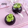 Slow Rebound Mangosteen Toy 1/3Pcs Simulated Squeeze Rising Anxiety Stress Relief Sensory Fruit Fidget Portable Ball Relaxation