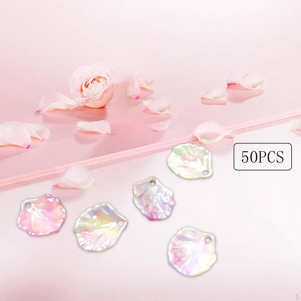 50 Pieces Children Hairpin DIY Peony Petals, Petal Hair Accessory ,Cute Pin Simulation Flower