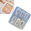 Themed Nail Art Silicone Mold Reusable Tool For 3D Gel Designs And Handmade Jewelry