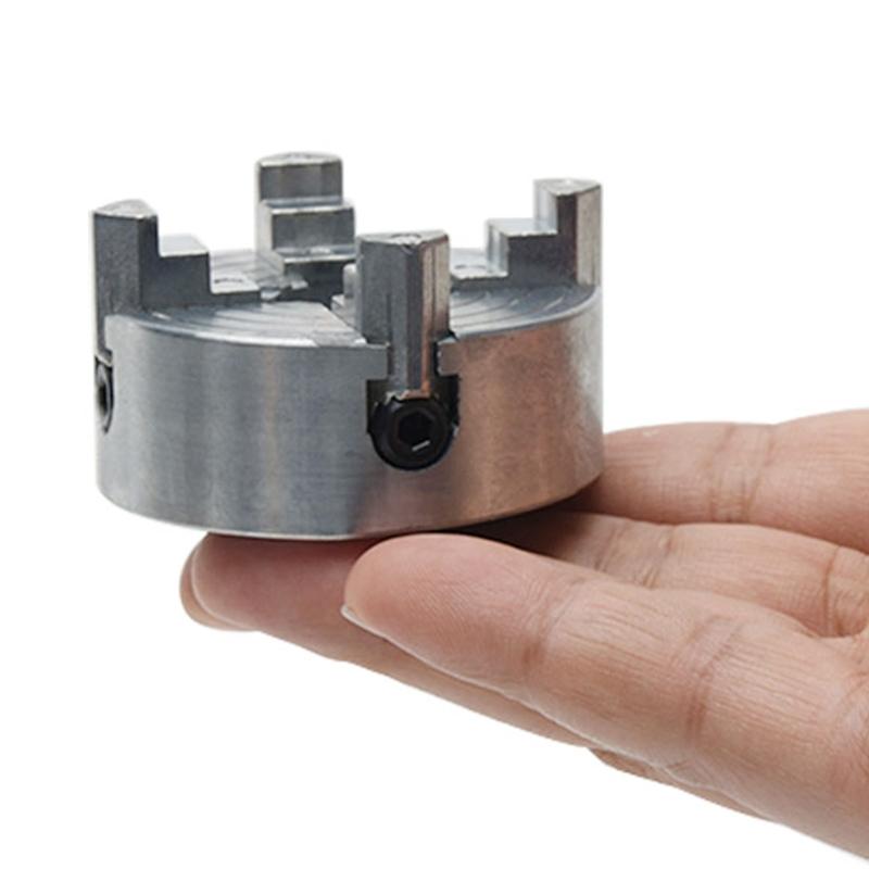 Comapct Zinc Alloy 3-Jaw Lathe Chuck with Large Clamping Range in Machine Tool Accessories Fitting for Electric Drill