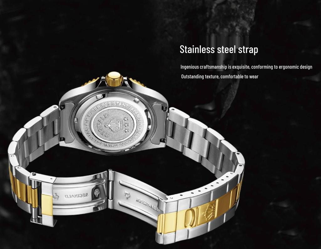 მამაკაცის მწვანე Submariner Date უჟანგავი ფოლადის საათი – მაღალი კლასის მინიმალისტური, წყალგაუმტარი, მბრუნავი ბეზელი, სტუდენტური სპორტული დიზაინი