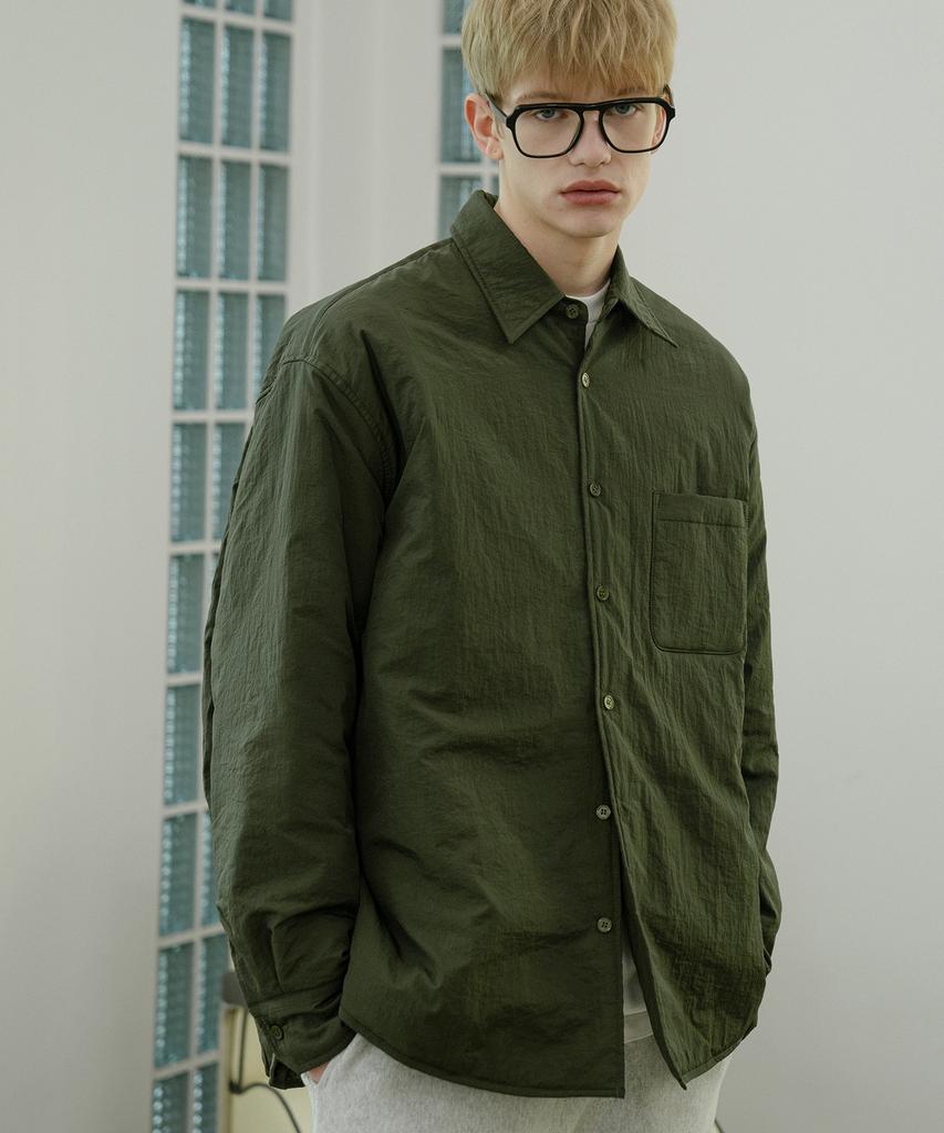 HALBKREIS LAYOUT O30011 Padded Shirt_Khaki