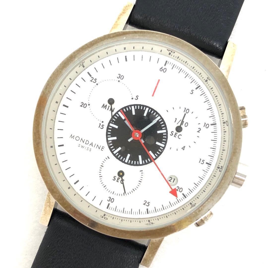 Used M6/062 MONDAINE watch chronograph