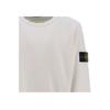 STONE ISLAND Sweatshirt Logo Aufnäher Rundhals Pullover Kinder Oberteile Grau 781661340-V0061