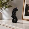 Couple Ornaments 3D Printed Tango Dancer Statue Abstract Art Figurine with Elegant Ballroom Pose Modern Sculpture Minimalist Home Decor for