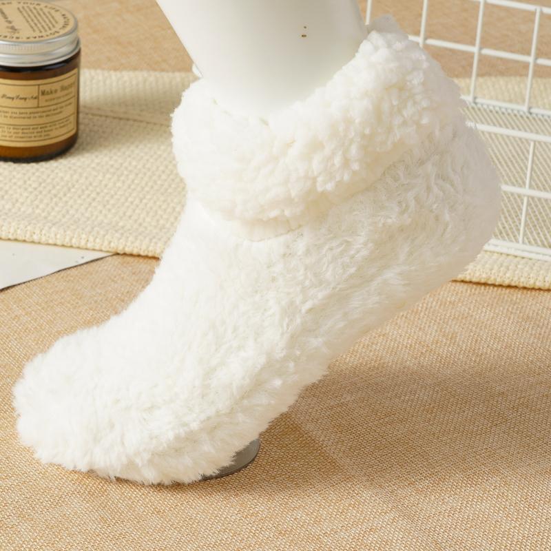 Winter Cozy Fluffy Plush Socks Thickened Warm Comfortable Thermal Home Sleeping Socks