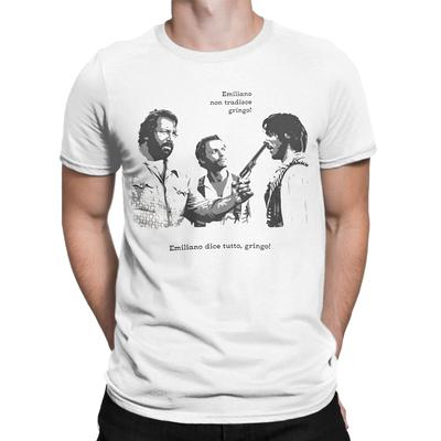 Bud Spencer I Terence Hill Koszulka Letnia Bawełniana Koszulka Dla Unisex Rekreacja Codzienna Koszulka Krótki Rękaw Vintage Top Koszulki