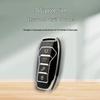 Silver Edge Key Case for BYD Models: Han EV, Qin Plus DMI, Song Pro, Yuan Max, Tang DMI, Dolphin, e2, e3, d1