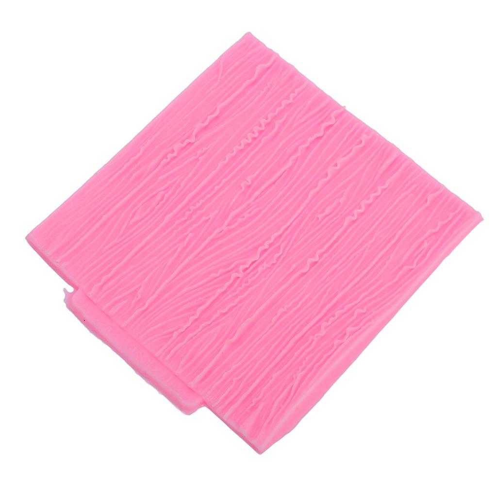 Wood Grain Tree Bark Silicone Fondant Pattern Baking Decoration for Candy Ice Tray Chocolate Gumpaste Cake Decorating