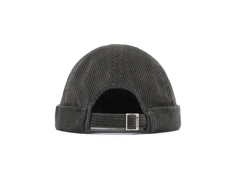 Snow Peak Corduroy Watch Cap GS-S25FUFWC68, Headwear, Cap, Hat, Men's/Women's, Charcoal One