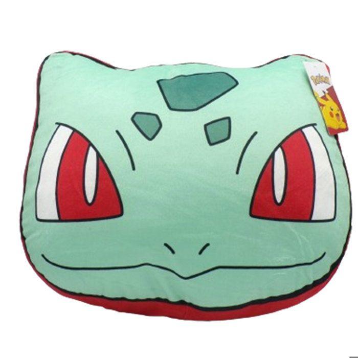 Coussin - Pokémon - Bulbizar - 40 X 30 Cm - Vert - Synthétique - Intérieur