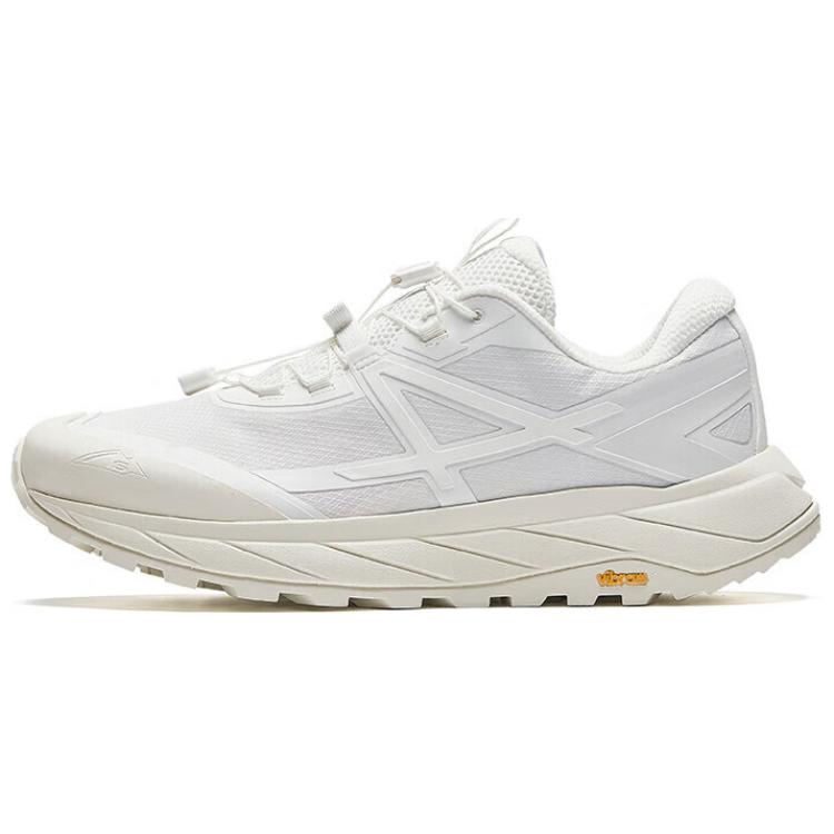 New Anta Walker Cushioning Anti Slip And Wear Resistant Low Top Trekking Shoes Men's Papyrus White 112446645A-1