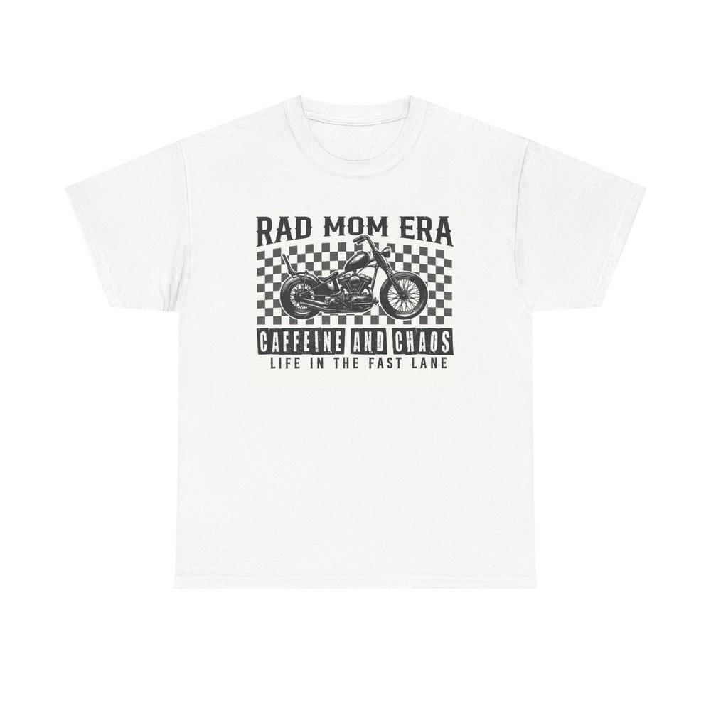 

Rad Mom Era Graphic T Shirt Vintage Funny Retro Unisex Heavy Cotton Tee 2XL