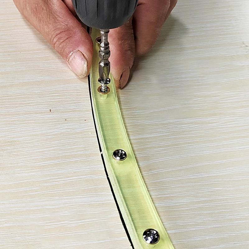 2M Holzbearbeitungs-Konturenleiste, Flexible Kurvenschablone, Verstellbare & Fixierbare Kontur für komplexe Formen, Holzbearbeitungswerkzeug, Schablonenführung