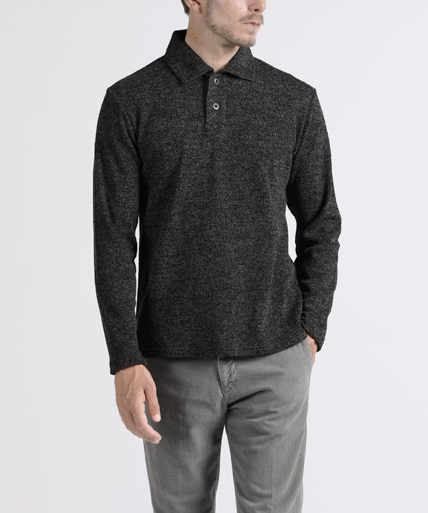 PANICALE Charcoal Comfort Collar Neck T-Shirt