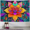 Colorful Mandala Tapestry Hippie Bohemian Wall Hanging Indian Lotus Flower Room Decoration Backdrops Cloth Banner  Dorm Deco